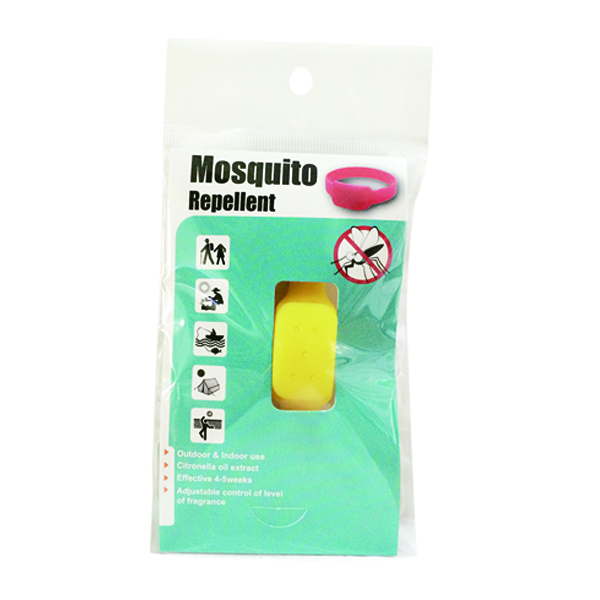 simple silicone insect repelling wristband